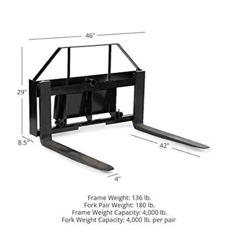 mini skid steer pallet forks for sale|titan mini skid steer attachments.